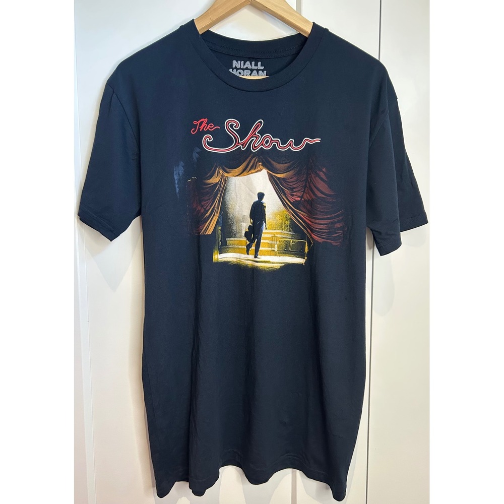 Niall Horan The Show Live On Tour Black Graphic T-Shirt Mens M Concert Merch